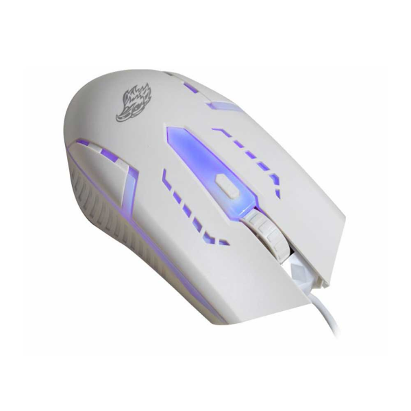 KIT MOUSE E TECLADO K-MEX KMW52+MOA8 RAINBOW COM FIO BRANCO - B2KMW5228U2CB2X