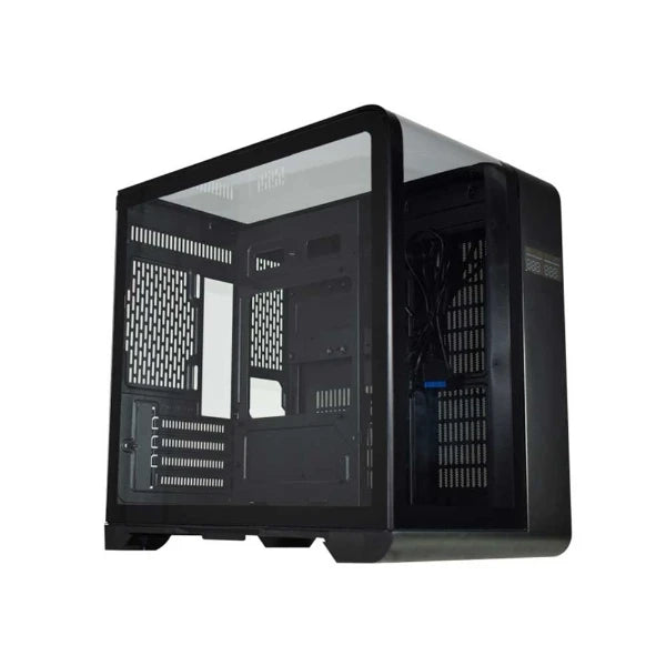 Gabinete Gamer K-Mex Aquario CG-48KI Cyberpunk Preto