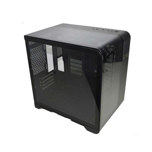 Gabinete Gamer K-Mex Aquario CG-48KI Cyberpunk Preto