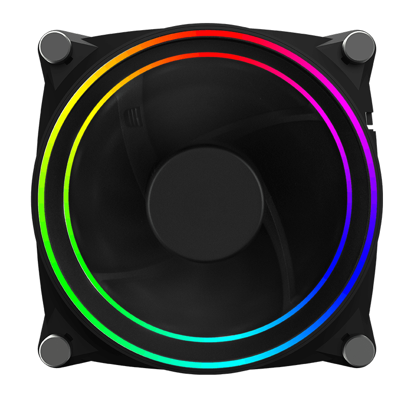 Cooler FAN Gamemax Big Bowl, 120mm, ARGB, Preto - GMX-12-DBB