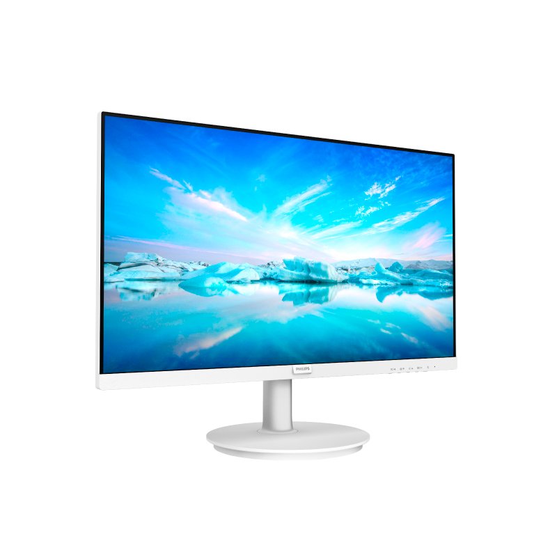 Monitor Philips 22 LED Full HD 221V8LW / 75HZ / WVA / Hdmi / VGA / Vesa / Branco / Adaptive-sync Va