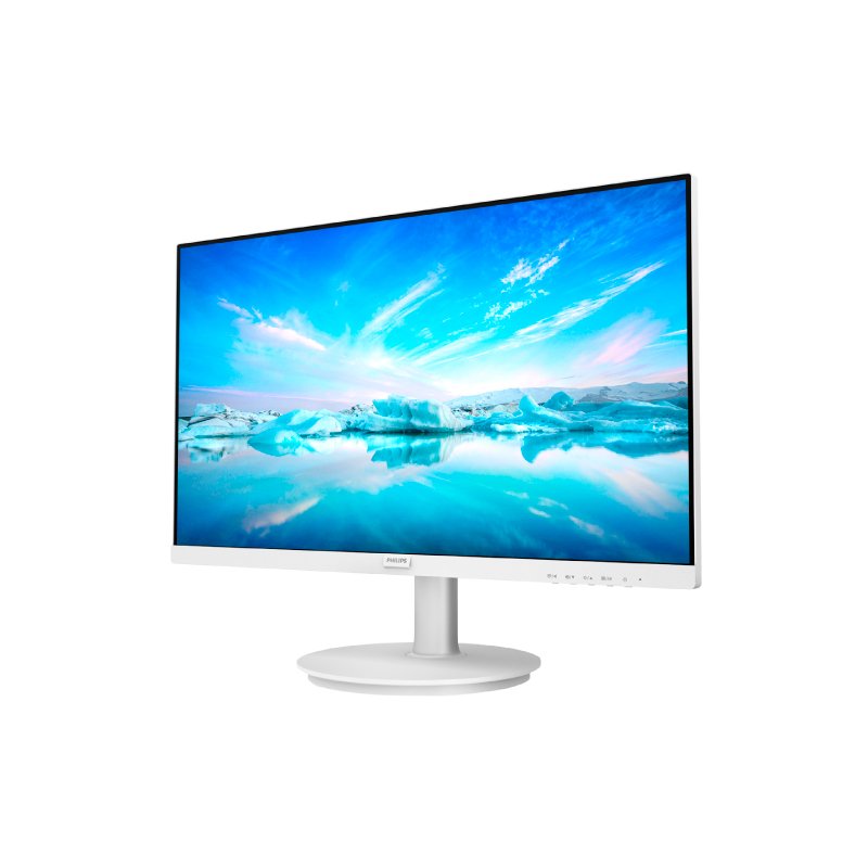 Monitor Philips 22 LED Full HD 221V8LW / 75HZ / WVA / Hdmi / VGA / Vesa / Branco / Adaptive-sync Va