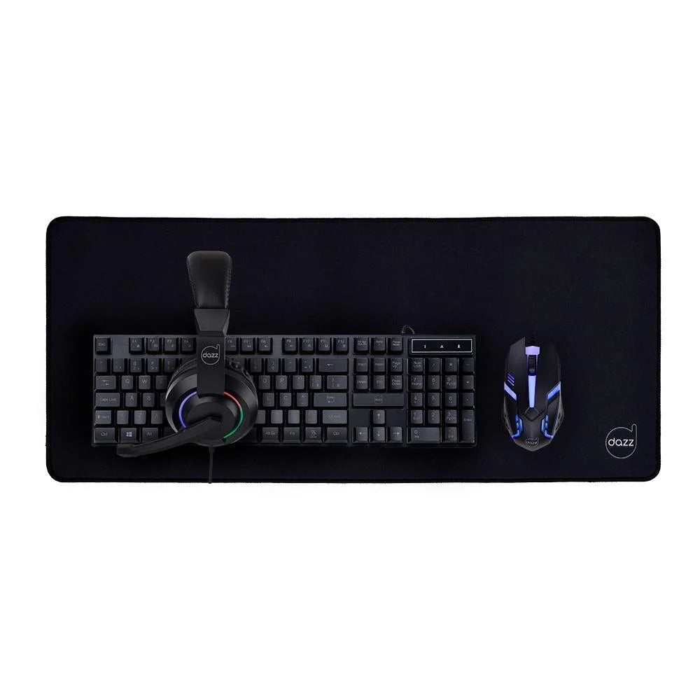 Kit Gamer Novacore 4 em 1, Headset, Teclado, Mouse, Mouse Pad