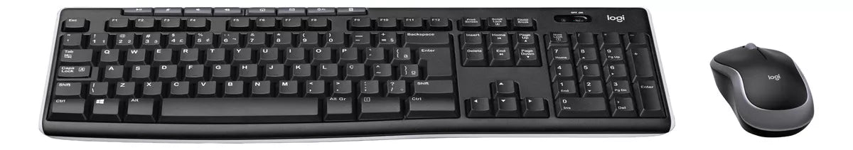 Combo Teclado e Mouse sem Fio Logitech Mk270 Layout Abnt2