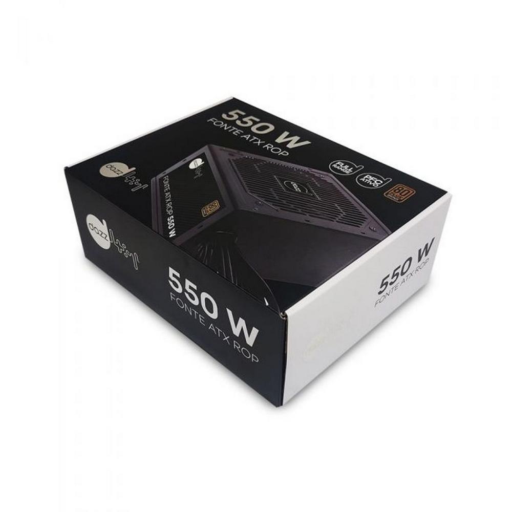 Fonte Dazz Rop ATX, 550W, 80 Plus Bronze, PFC Ativo