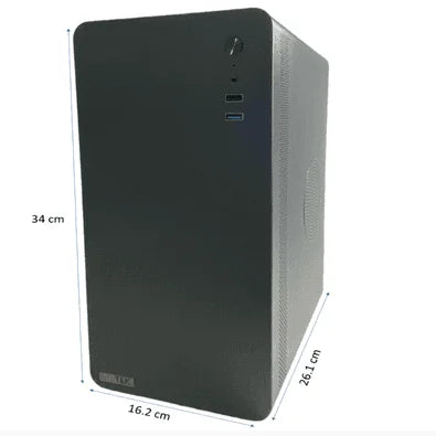Gabinete Pc Alltek Atk20 S/fonte S/fan Placa Micro Atx/ Itx Cor:preto