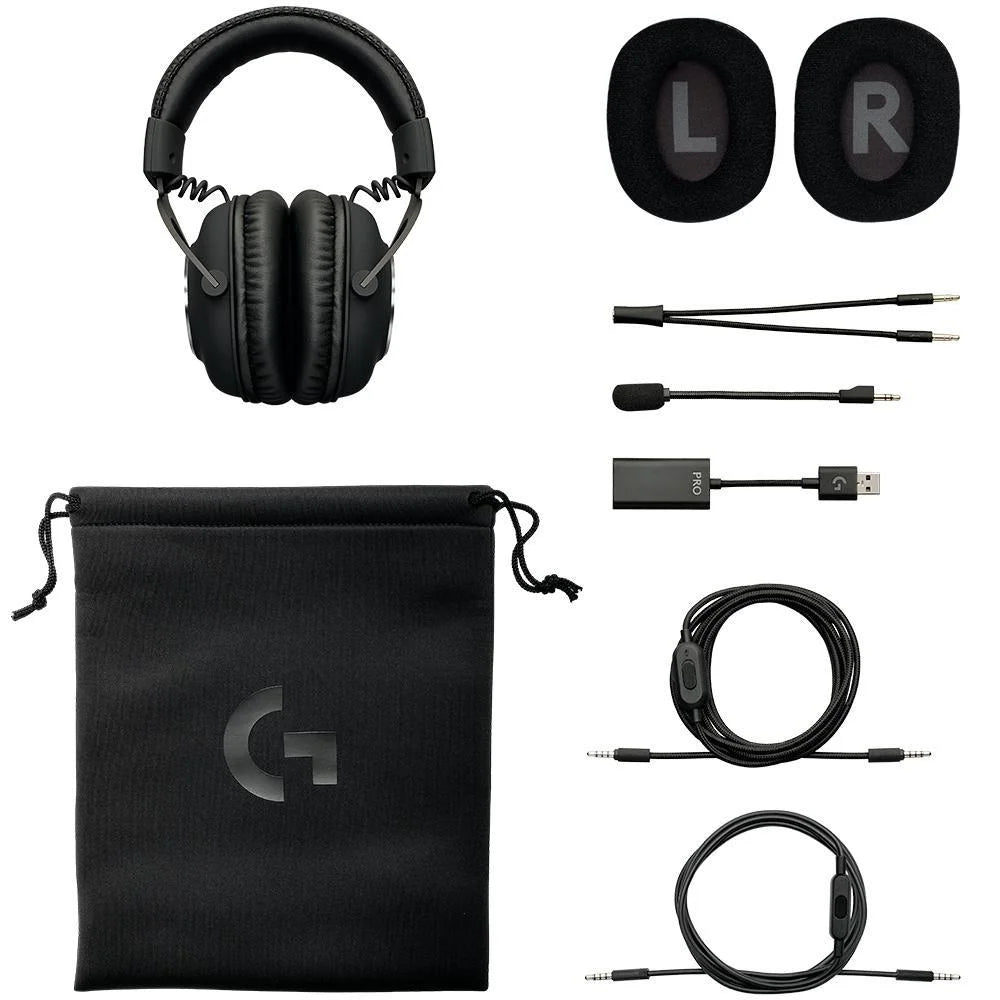 Headset Gamer Com Fio, Logitech G Pro X, Com Blue Voice, Som Surround 7.1, Drivers Pro-g De 50mm - 981-0