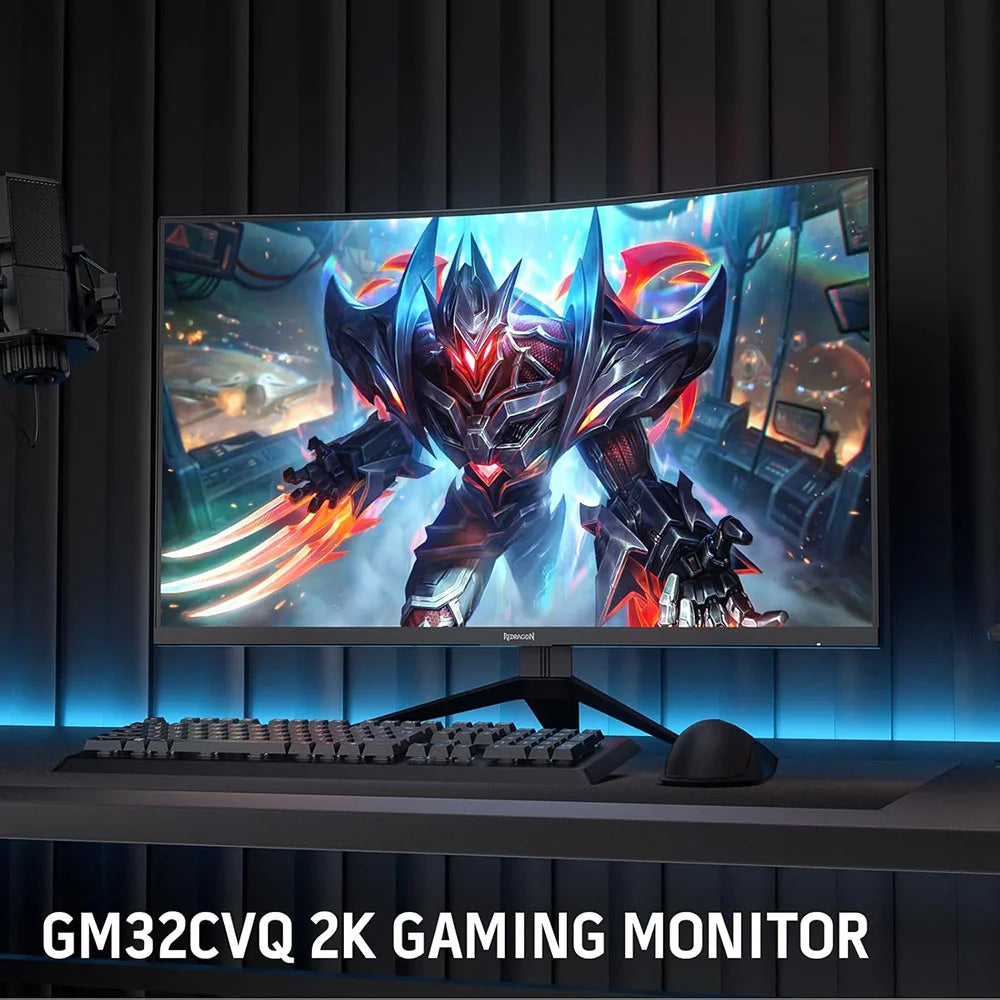 Monitor Gamer Redragon Hrothgar Gmq3225rvc 32 180hz Curvo LED Qhd HDMI/dp