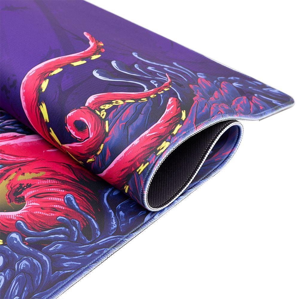 Mouse Pad Hybrid Deskmat Octopus Rose Dazz, Extra Grande, 90x40cm, Estampado - 62000162