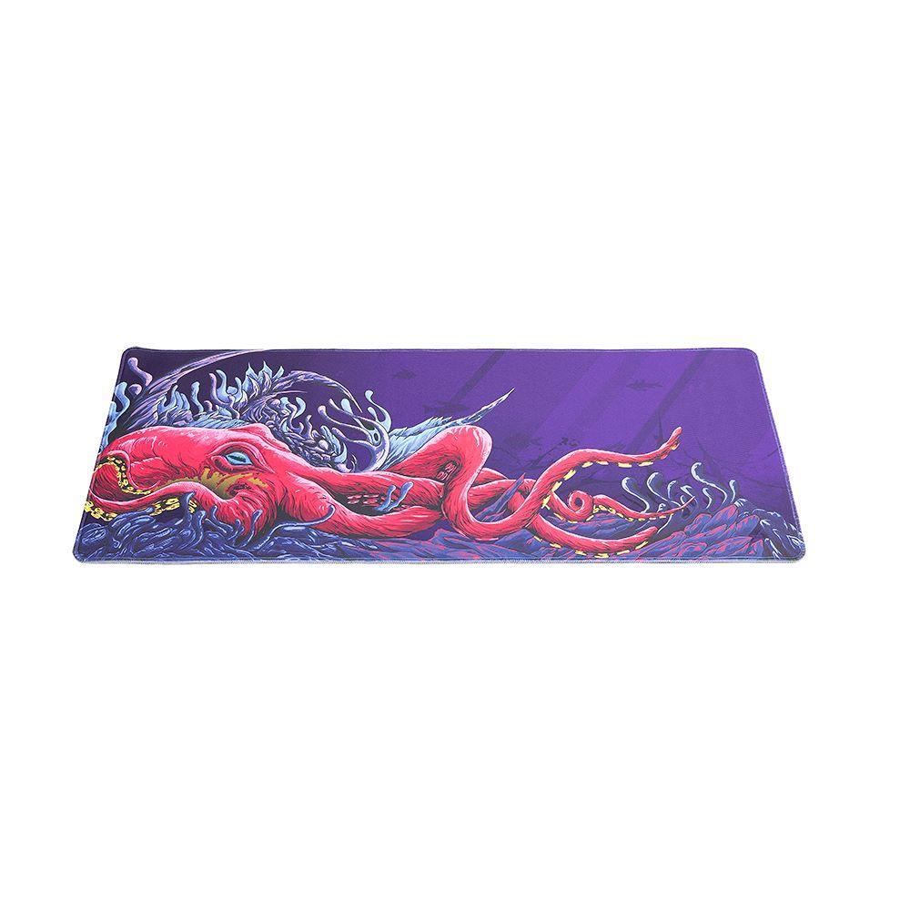 Mouse Pad Hybrid Deskmat Octopus Rose Dazz, Extra Grande, 90x40cm, Estampado - 62000162