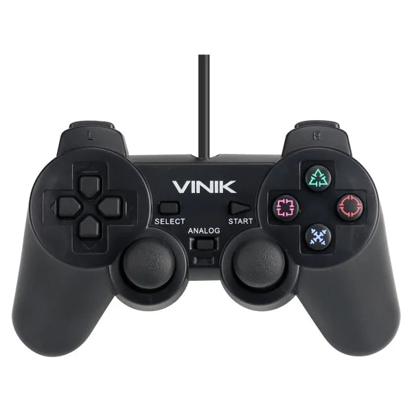 Controle Pc Usb Ps2/Playstation 2 - Retrô - Vinik Play 2