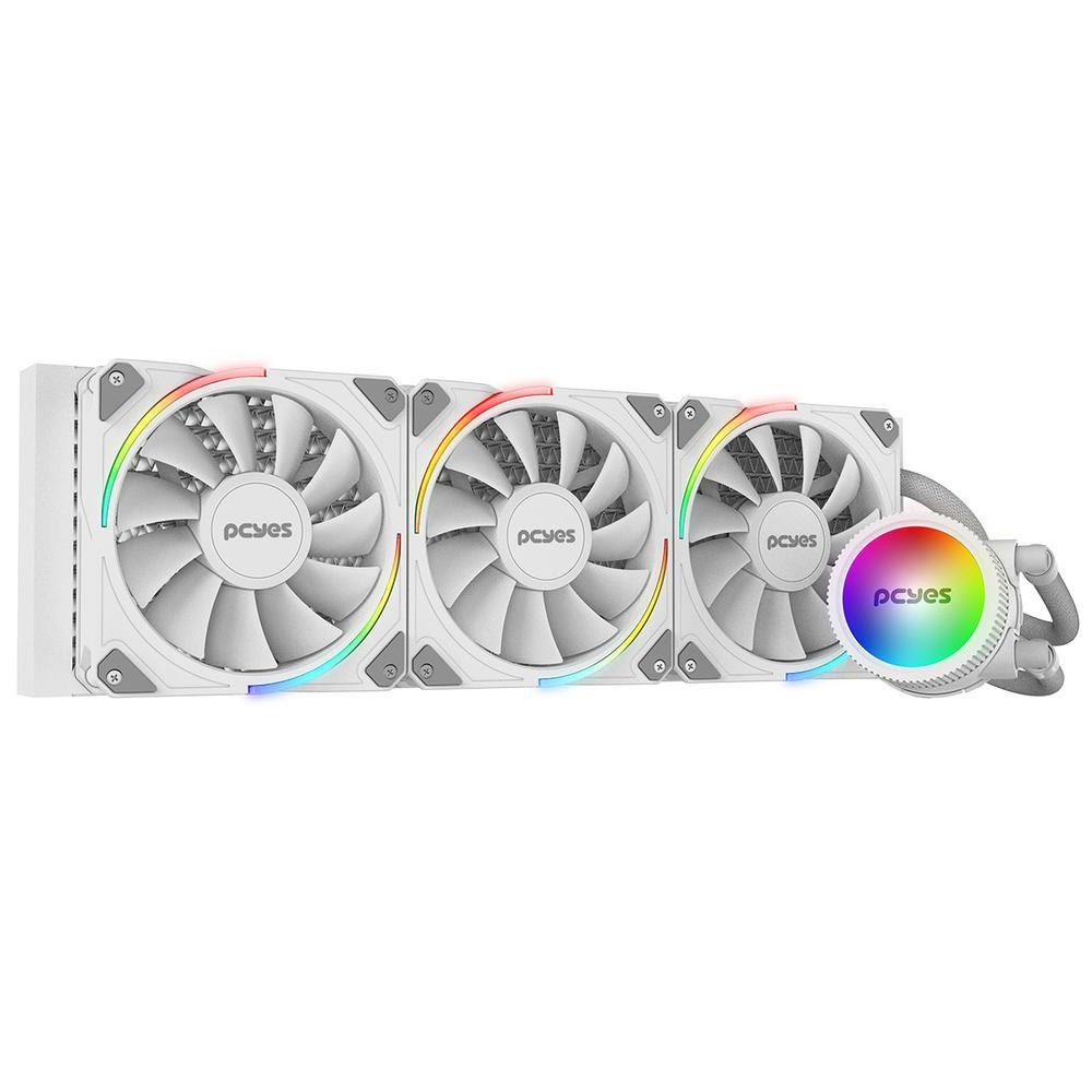 Water Cooler Pcyes Sangue Frio 3, ARGB, 360mm, Branco, ARGBSF3360WGBR