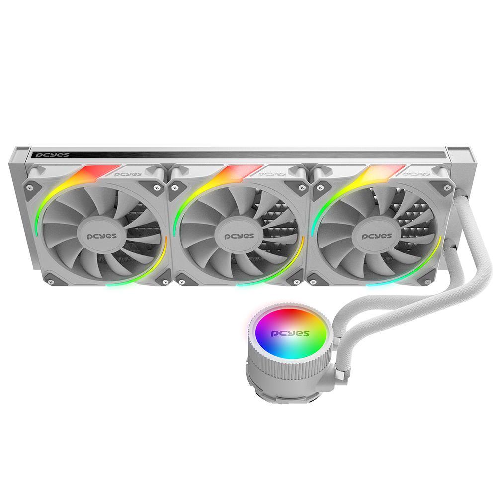 Water Cooler Pcyes Sangue Frio 3, ARGB, 360mm, Branco, ARGBSF3360WGBR