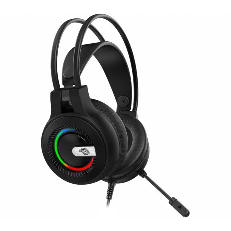 Headset Gamer K-MEX AR63, RGB, Drivers 50mm, Preto, AR6324SS22PPB0X