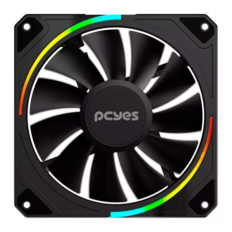 VENTOINHA PCYES SANGUE FRIO 3, ARGB, 120MM, PRETO, ARGBSF3BR