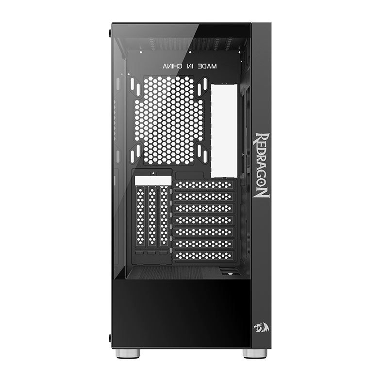 GABINETE GAMER REDRAGON REFLECT, MID-TOWER, LATERAL DE VIDRO, PRETO, CA-601B