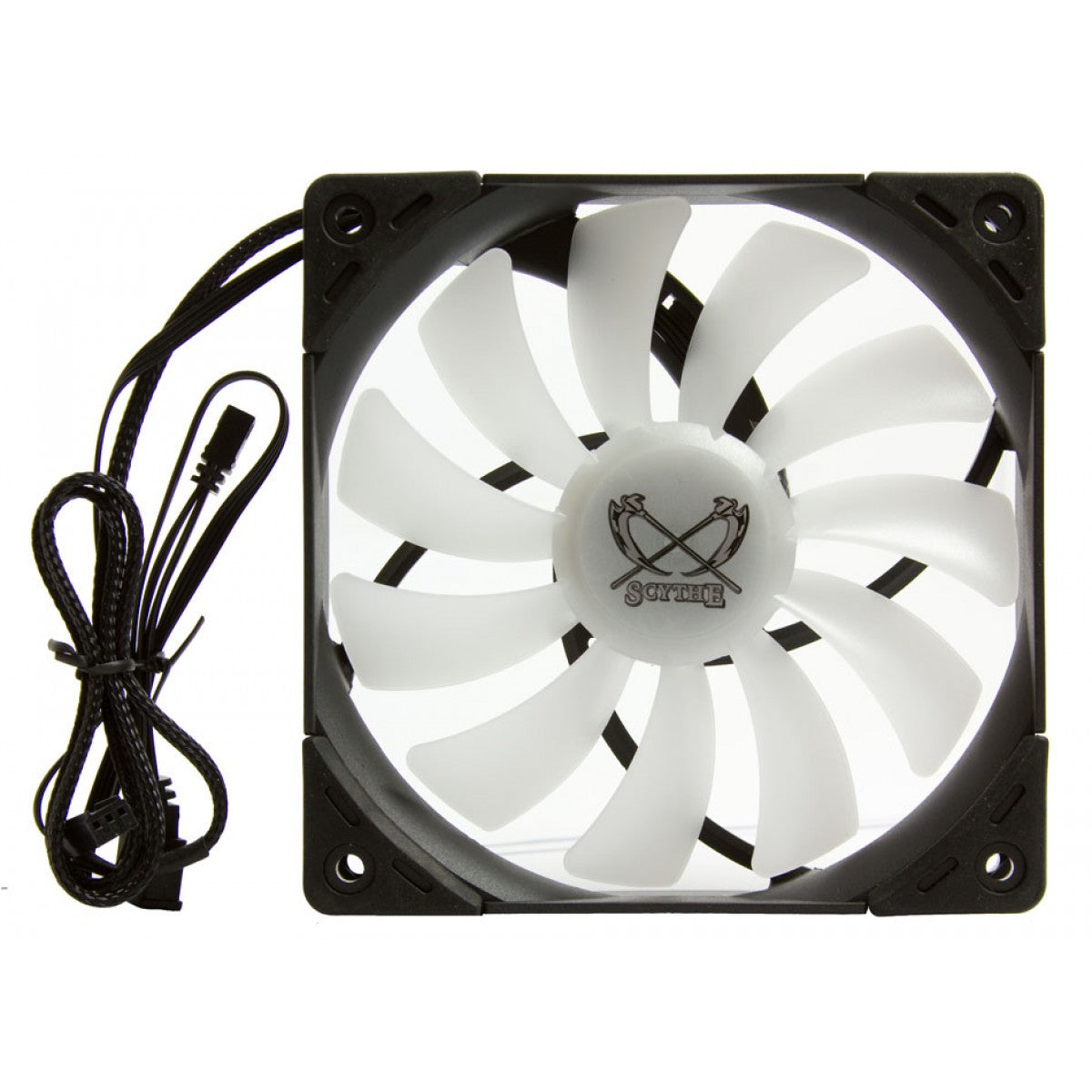 Cooler para Gabinete Scythe Kaze Flex 120 RGB, 120mm 1.800 RPM, SU1225FD12HR-RN