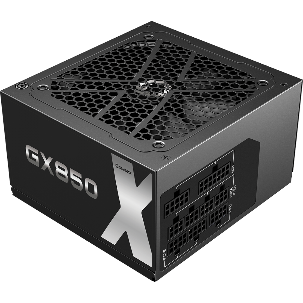 Fonte Gamemax GX850, 850W, Full Modular, 80 Plus Gold, PFC Ativo, Black, GX850MBKV1S7710BR