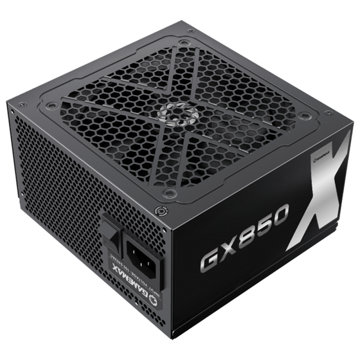 Fonte Gamemax GX850, 850W, Full Modular, 80 Plus Gold, PFC Ativo, Black, GX850MBKV1S7710BR