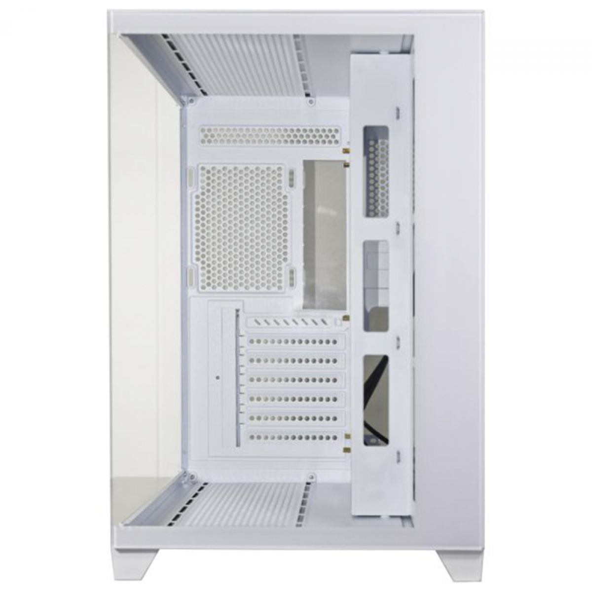Gabinete Gamer K-MEX Ghost Shark, Aquario, Mid Tower, Vidro Temperado, ATX, White, Sem Fonte, Sem Fan, CGW2J1RH002CB0X