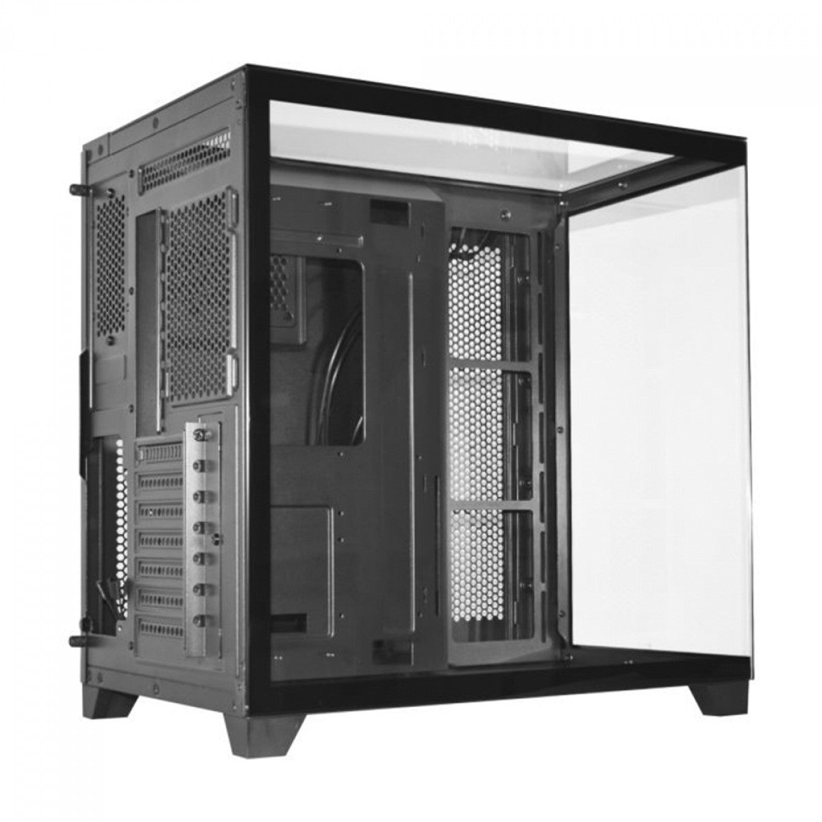 Gabinete Gamer K-MEX Tiger Shark, Aquario, Mid Tower, Vidro Temperado, ATX, Black, Sem Fonte, Sem Fan, CG04J1RH001CB0X