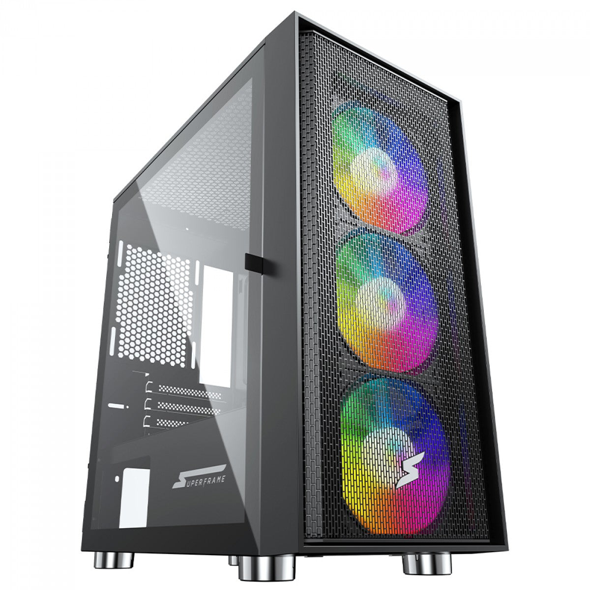 *CONSULTAR VALOR PELO WHATSAPP* PC GAMER RYZEN 5500, RTX 3060 12GB, 16GB RAM XPG RGB, SSD NVME 1TB, 600W 80 PLUS, GAB SUPERFRAME COM FANS
