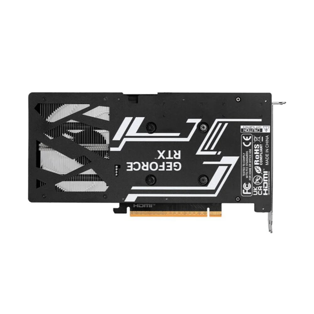 Placa De Video Galax Geforce RTX 5050 Black Gf 1-click Oc 8GB Gddr6 128bits 55nsl8mhdchd