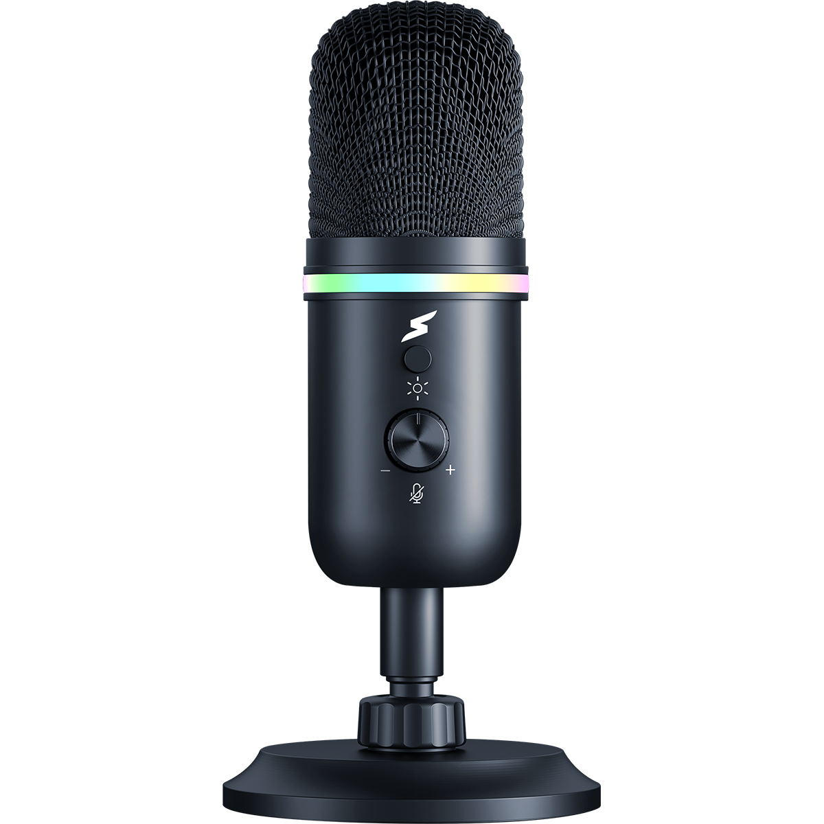 Microfone Gamer SuperFrame Voice, RGB, USB, Black, MSF-VOICE-RGB