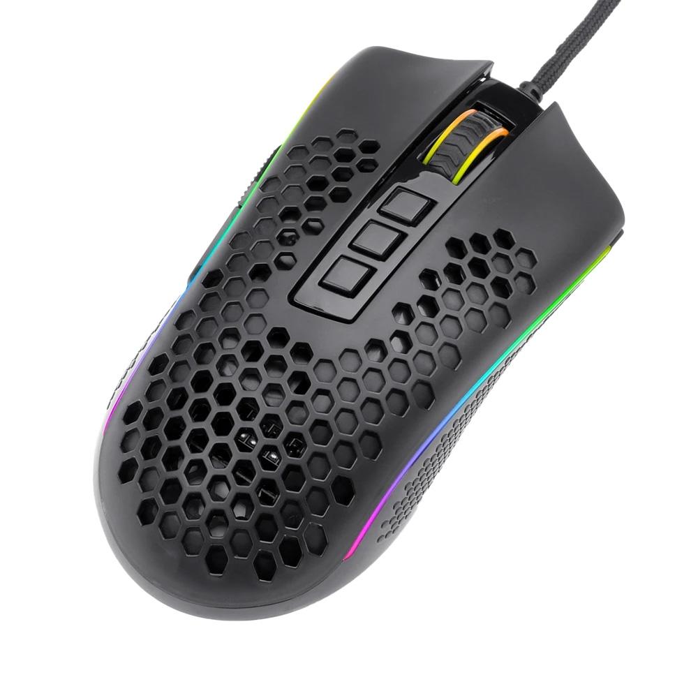 Mouse Gamer Redragon Storm RGB, 12400DPI, 7 Botões, Preto - M808-RGB