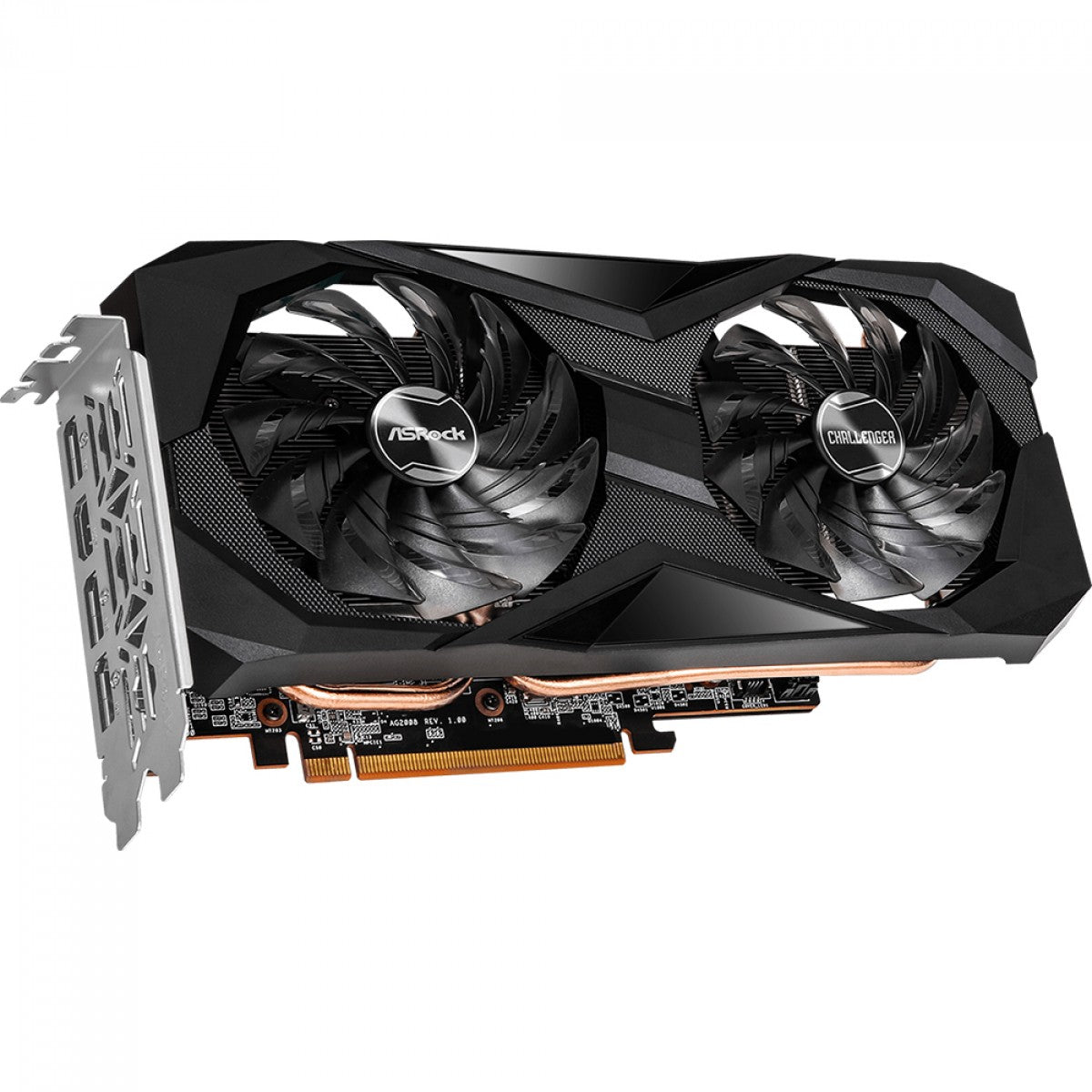 Placa de Vídeo AsRock AMD Radeon RX 7600 Challenger OC, 8GB, GDDR6, FSR, Ray Tracing, 90-GA41ZZ-00UANF
