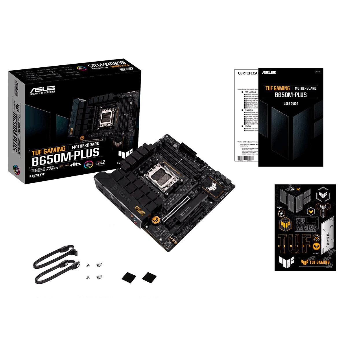 *CONSULTAR VALOR PELO WHATSAPP* Placa Mãe Asus TUF Gaming B650M-PLUS, Chipset B650, AMD AM5, mATX, DDR5, 90MB1BG0-C1BAY0
