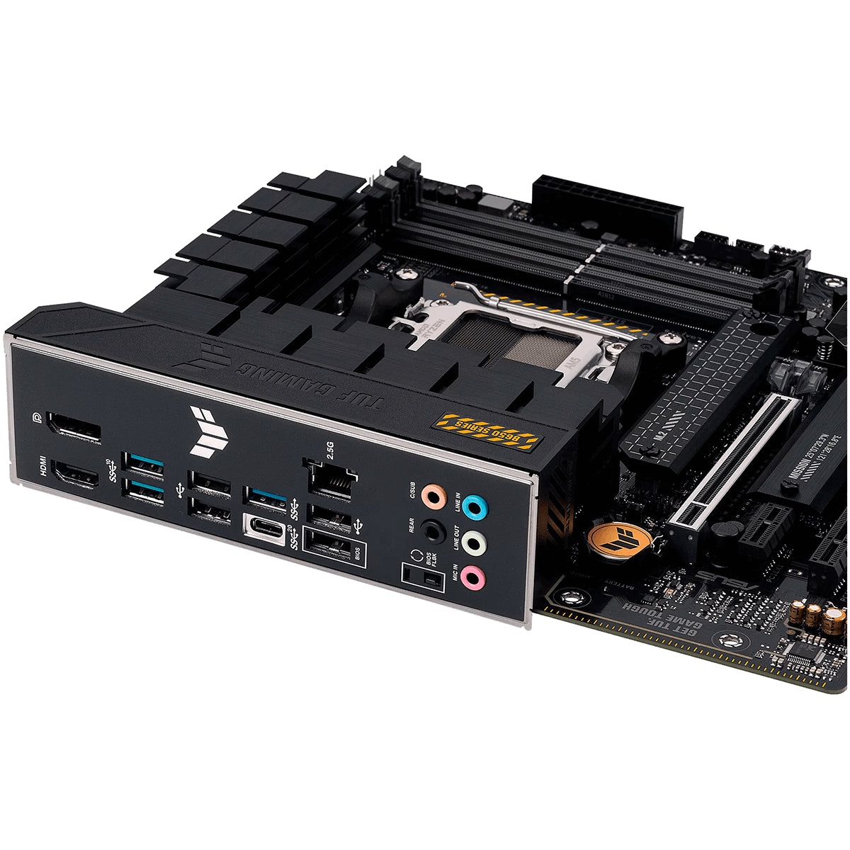 *CONSULTAR VALOR PELO WHATSAPP* Placa Mãe Asus TUF Gaming B650M-PLUS, Chipset B650, AMD AM5, mATX, DDR5, 90MB1BG0-C1BAY0