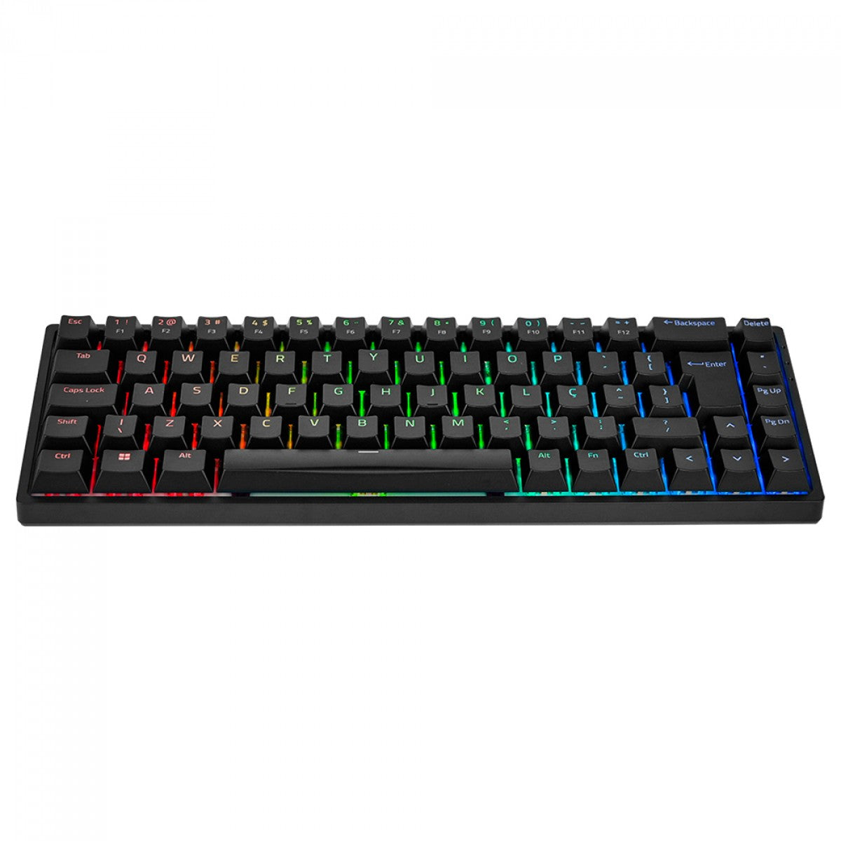 Teclado Mecanico Akko, Gamer 3068b Plus, USB, Wireless, Switch Orange, Preto