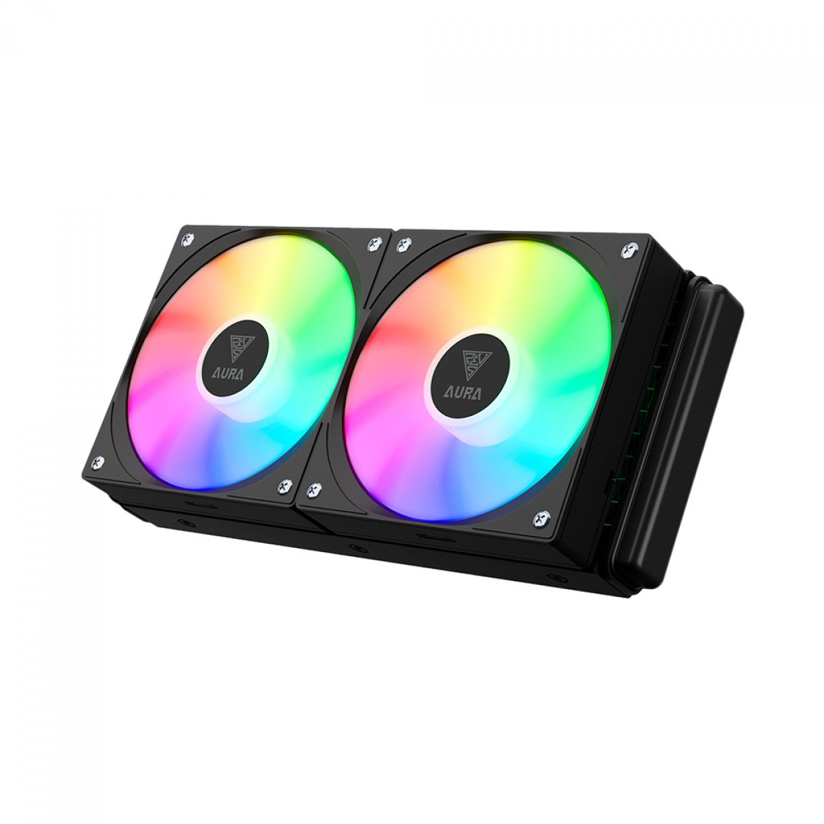 Water Cooler Gamdias Aura GL 240 V2, 240mm, ARGB, Intel/AMD, Black