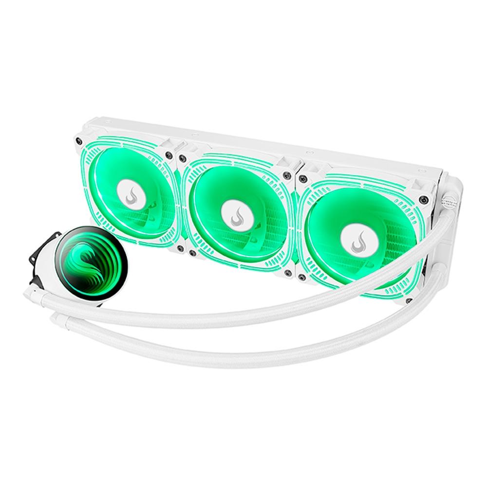 Water Cooler Rise Mode Aura Frost Pro, ARGB, 360mm, AMD/Intel, Branco - RM-WCF-07-ARGB
