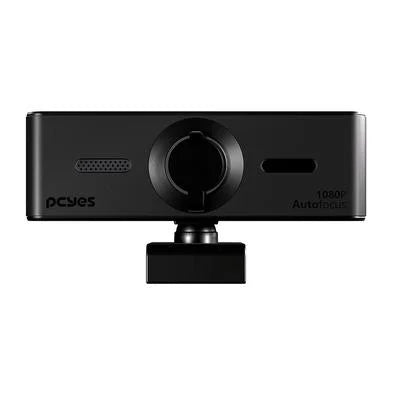 Webcam Pcyes Raza, 1080P, 60FPS, com Microfone Integrado, Foco Automático, Preto - FHD-03