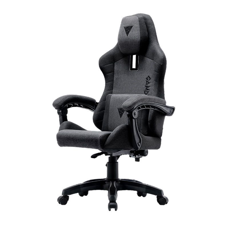 CADEIRA GAMER GAMDIAS ZELUS E3 WEAVE L GB, CINZA E PRETO, ZELUS-E3-WEAVE-L-GB