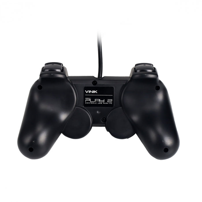 CONTROLE PARA PC COM FIO USB MODELO PLAY 2 PRETO