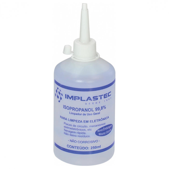 ALCOOL ISOPROPILICO 250ML COM BICO APLICADOR