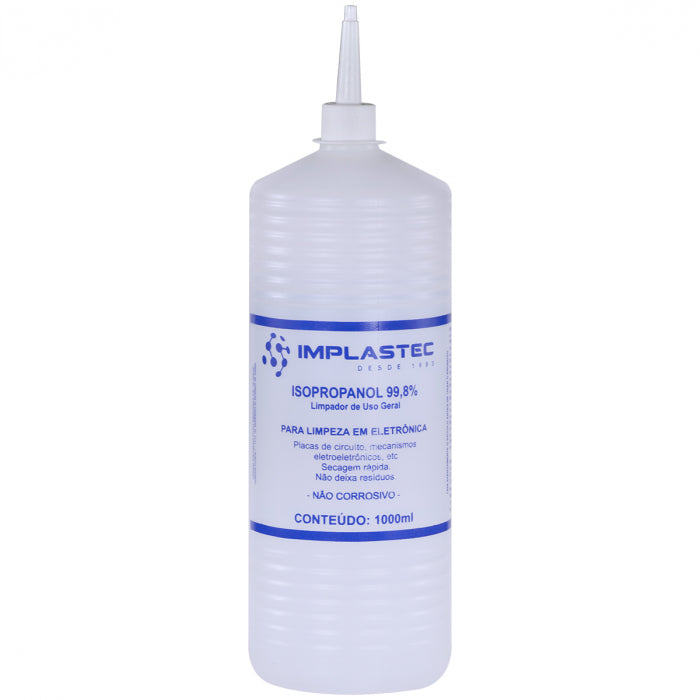 ALCOOL ISOPROPILICO 1 LITRO COM BICO APLICADOR