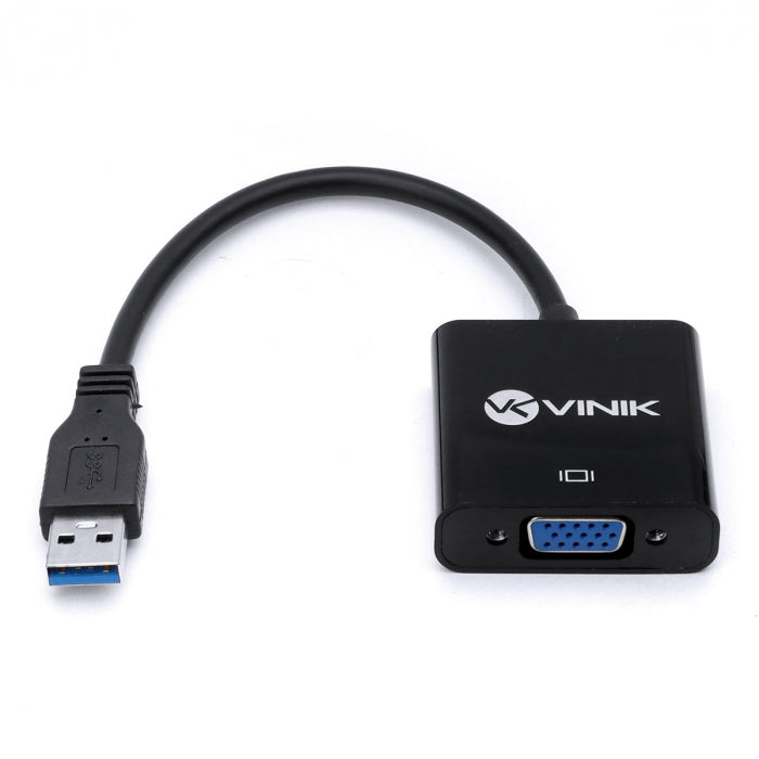 Adaptador Vga Femea Para Usb Macho