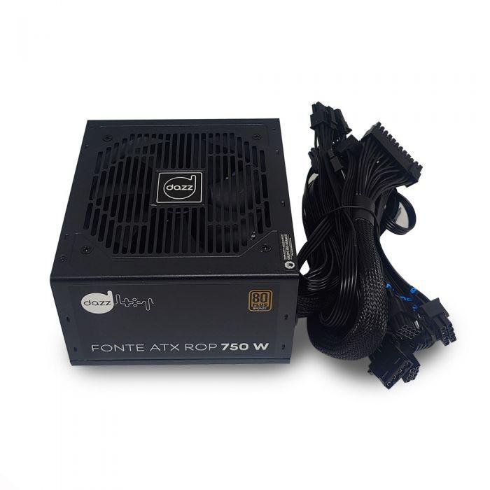 Fonte de Alimentação Dazz Rop 750W 80 Plus Bronze PFC Ativo