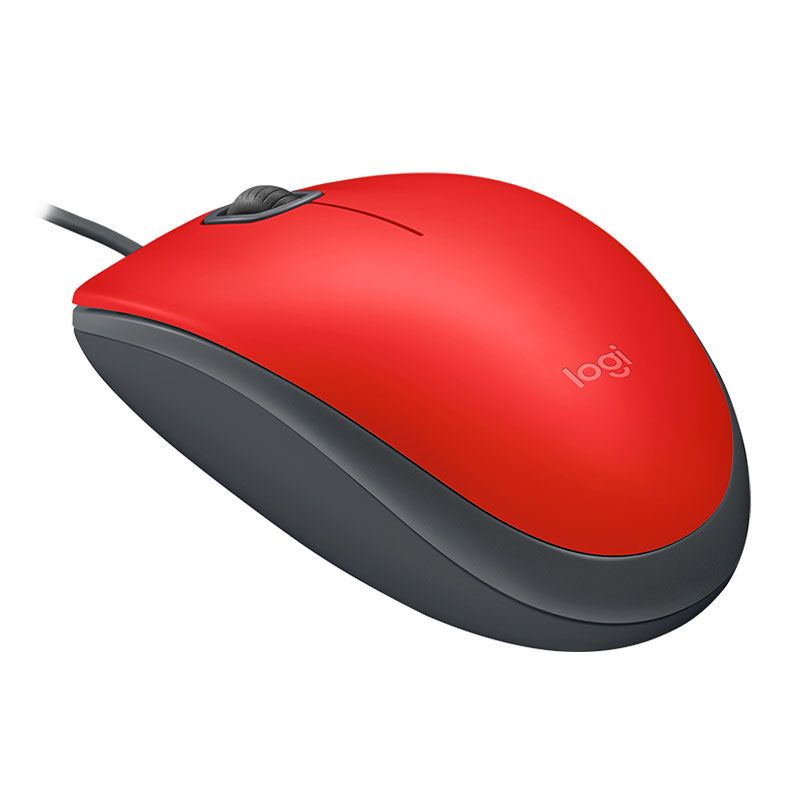 Mouse Logitech M110 Silent 1000DPI Vermelho