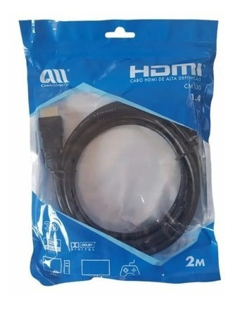 Cabo Chinamate Cm-130 Hdmi De Alta Definição 1.4 - 2m