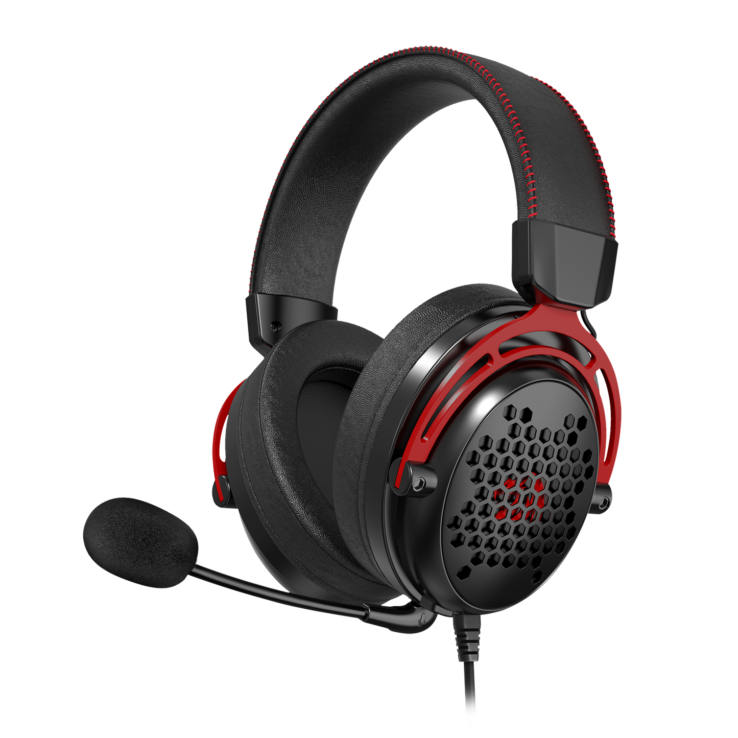 Headset Gamer Redragon Diomedes, USB+3.5mm, 7.1 Surround, Drivers De 53mm, Black, H388 CÓD: H388