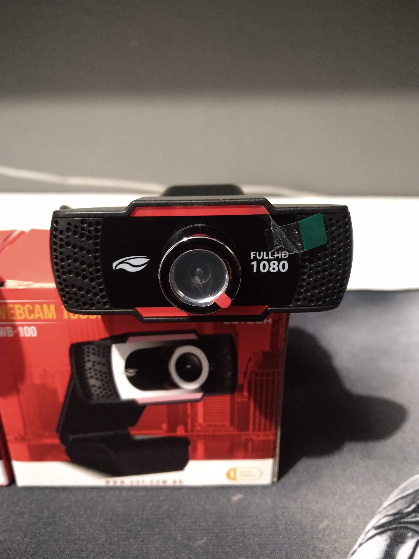 Webcam Com Microfone FullHD 1080P WB-100BK C3Tech