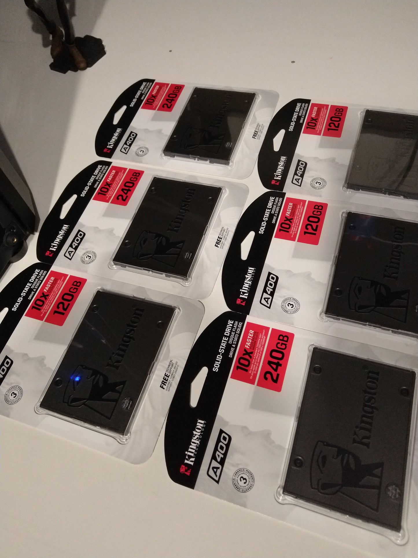 SSD Kingston A400, 240GB, SATA, Leitura 500MB/s, Gravação 350MB/s - SA400S37/240