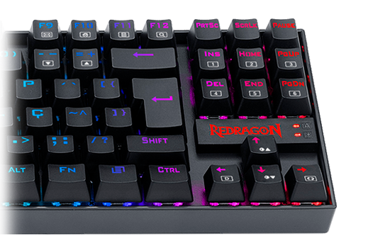 Teclado Mecânico Gamer Redragon Kumara Pro,K552RGB-PRO