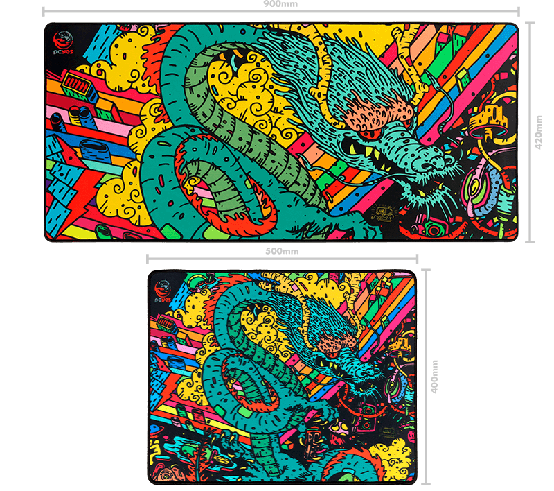 MOUSE PAD DRAGON EXTENDED - ESTILO SPEED - 900X420MM