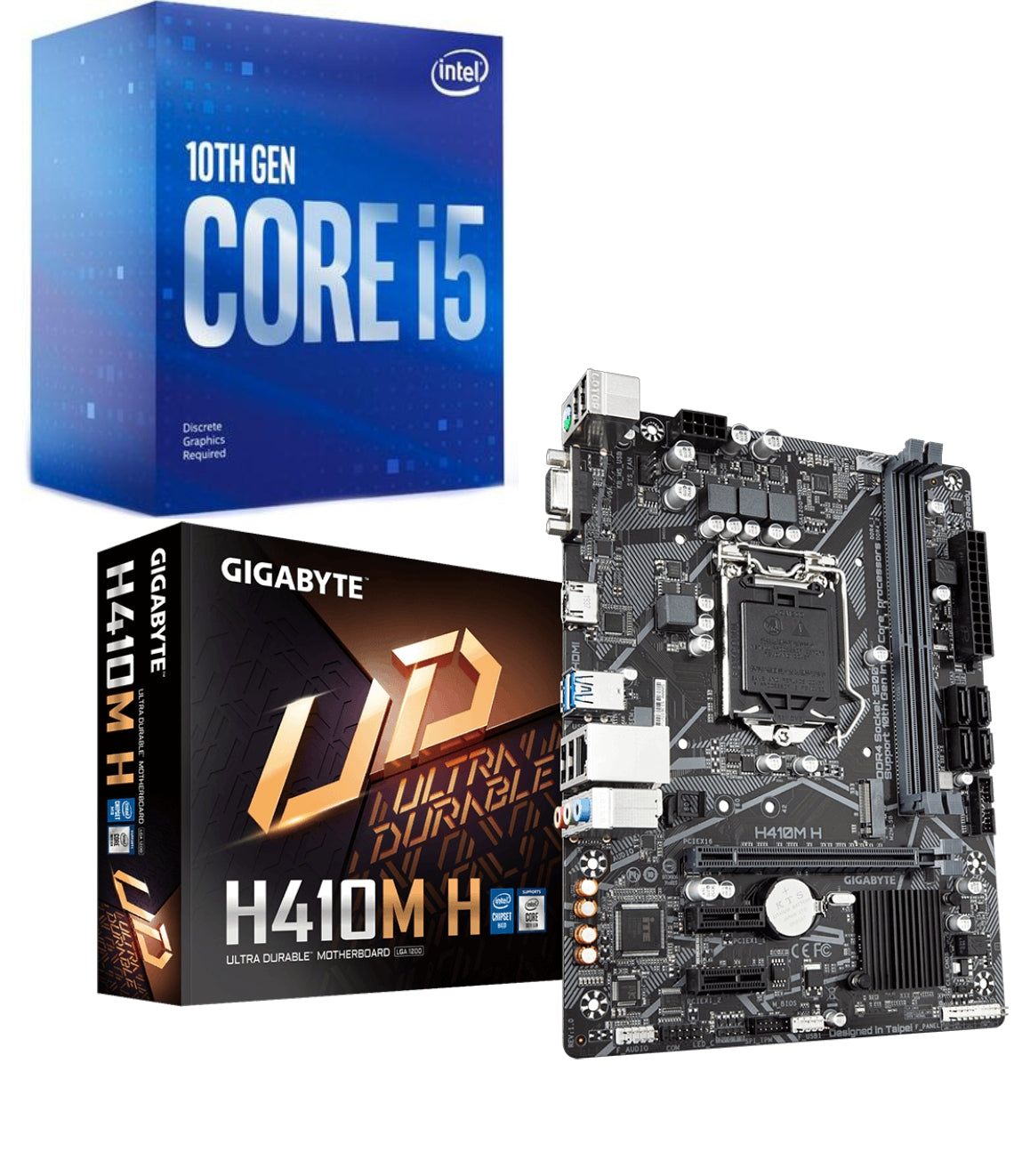 KIT UPGRADE DDR4 CORE I5 10400F , H410M GIGABYTE
